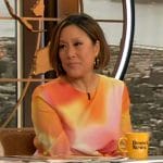 Cindy Hsu’s pastel tie dye dress on The Drew Barrymore Show