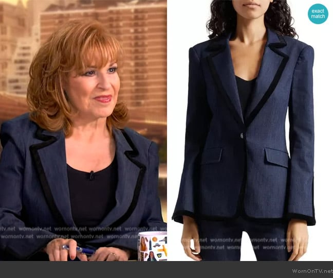 Cinq a Sept Ariane Blazer worn by Joy Behar on The View