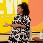 Damona Hoffman’s floral print dress on The Drew Barrymore Show