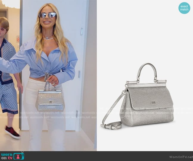 Dolce and Gabbana Borsaspalla-Tracolla Bag worn by Alexia Echevarria (Alexia Echevarria) on The Real Housewives of Miami