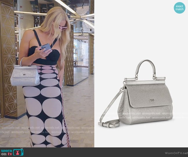 Dolce and Gabbana Borsaspalla-Tracolla Bag worn by Alexia Echevarria (Alexia Echevarria) on The Real Housewives of Miami