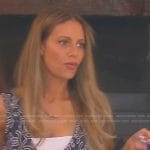 Dorit’s printed v-neck romper on The Real Housewives of Beverly Hills