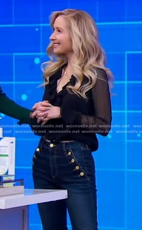 Dr. Whitney Bowe's skinny jeans on Good Morning America