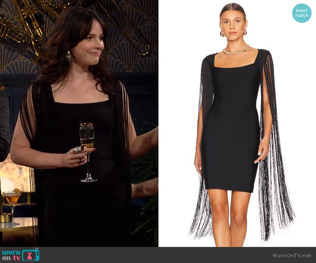 Elliatt Quelux Dress worn by Tessa Porter (Cait Fairbanks) on The Young and the Restless