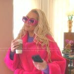 Erika’s fuchsia fur coat on The Real Housewives of Beverly Hills