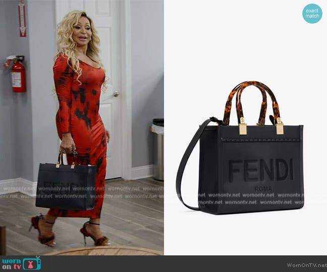 Fendi Sunshine Small worn by Karen Huger on The Real Housewives of Potomac