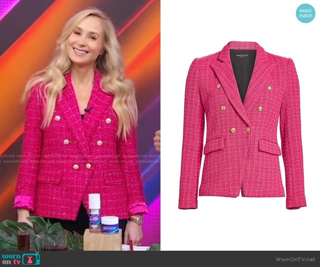 WornOnTV: Dr. Whitney Bowe’s pink check tweed blazer on Good Morning ...