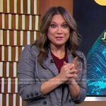 Ginger’s grey double breasted blazer on Good Morning America