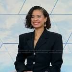 Gugu Mbatha-Raw’s black skirt suit on Today