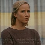 Hannah’s mauve sweater on Chicago Med