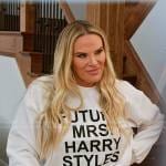 Heather’s Future Mrs. Harry Styles print sweatshirt on The Real Housewives of Salt Lake City