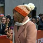 Hoda’s pom-pom beanie on Today