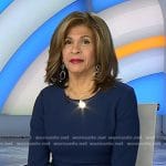 Hoda’s navy bell cuff jumpsuit on Today