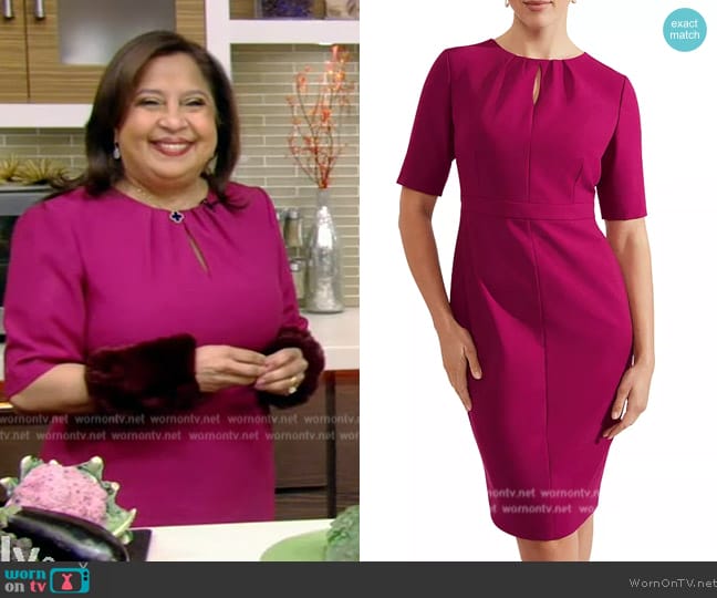 Hobbs London Tillie Shift Dress worn by Dr. Uma Naidoo on Live with Kelly and Mark