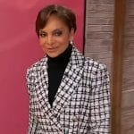 Jasmine Guy’s white check blazer on Sherri