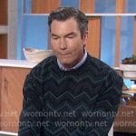 Jerry’s zig zag sweater on The Talk