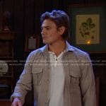 Johnny’s grey shirt on Days of our Lives