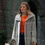 Josslyn’s grey coat on General Hospital