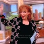 Joy’s black GG cardigan on The View