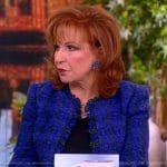 Joy’s blue tweed jacket on The View