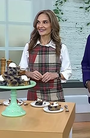 Joy's plaid mini dress on Today