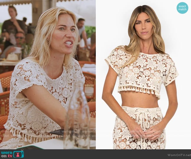 WornOnTV: Kristen's white lace coverup on The Real Housewives Ultimate  Girls Trip, Kristen Taekman