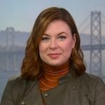 Kate Rogers’ suede moto jacket on NBC News Daily