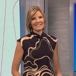 Kate’s black and beige printed top on NBC News Daily