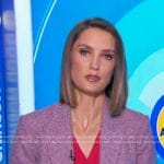 Kayna Whitworth’s pink blazer on Good Morning America