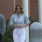 Kayna Whitworth’s white jeans on Good Morning America