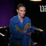 Keltie’s blue jacket and pants on E! News