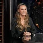 Keltie’s black bow embellished dress on E! News