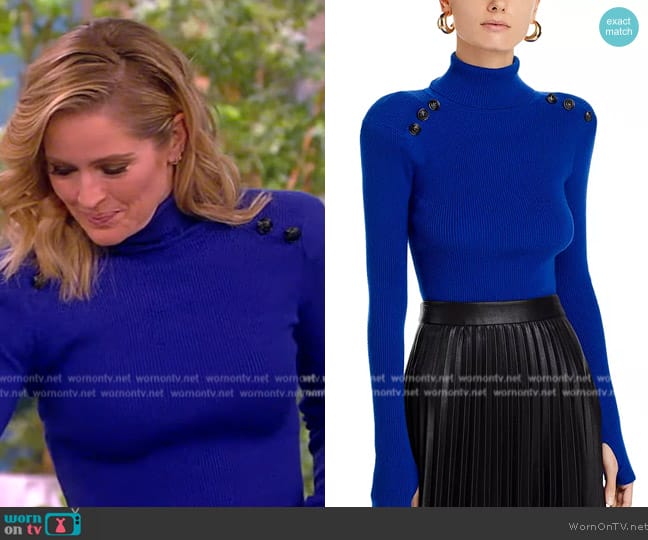 L'Agence Reeves Sweater worn by Sara Haines on The View