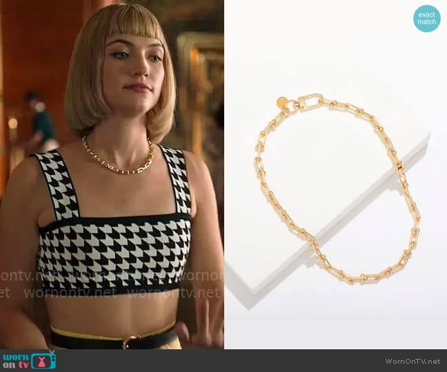 Larissa Loden Moira Necklace worn by Imogene (Violett Beane) on Death and Other Details