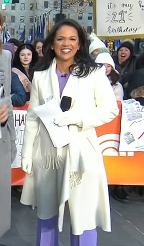 Laura’s white coat on Today