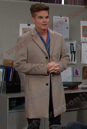 Leo's grey coat on Days of our Lives