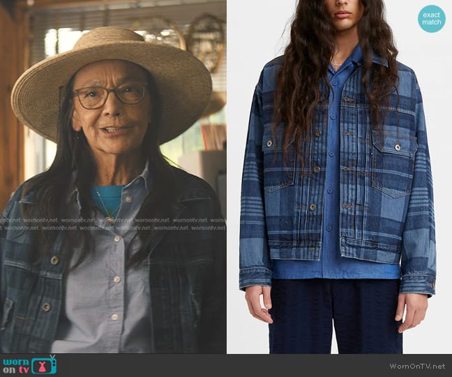 Levi's Oversized Type II Trucker Jacket worn by Chula (Tantoo Cardinal) on Echo