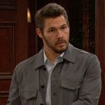 Liam’s grey jacket on The Bold and the Beautiful