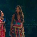 Lisa’s multicolor fringed dress on The Real Housewives of Salt Lake City