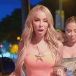 Lisa’s orange starfish halter top and skirt on The Real Housewives of Miami