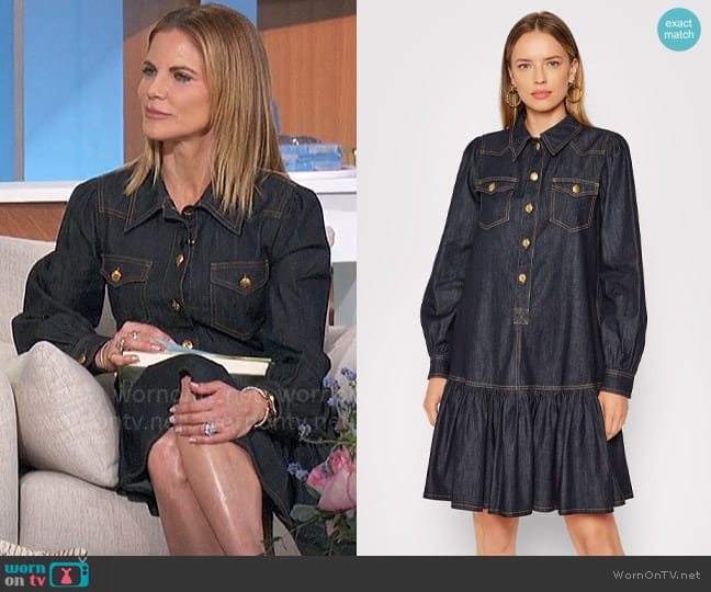 WornOnTV: Natalie’s denim dress on The Talk | Natalie Morales | Clothes ...