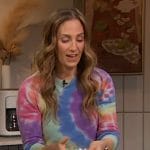 Melissa Ben-Ishay’s tie dye sweatshirt on The Drew Barrymore Show