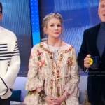 Melissa Gilbert’s floral ruffle dress on Good Morning America