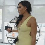 Mia’s yellow workout jumpsuit on The Real Housewives of Potomac