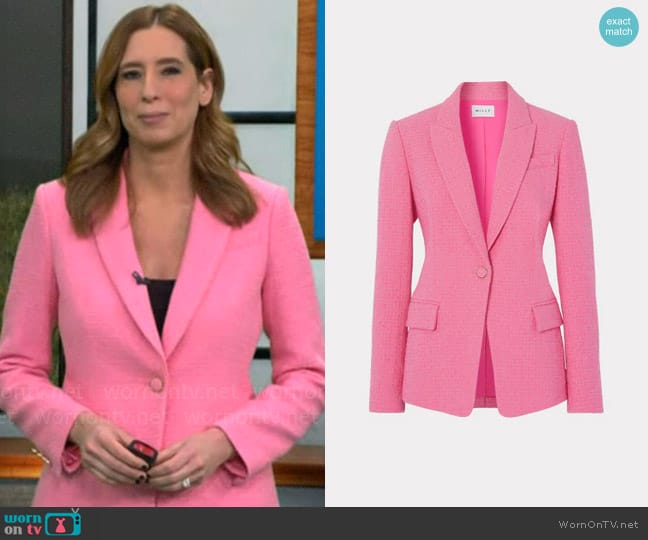 WornOnTV: Stephanie Abrams’ pink blazer on CBS Mornings | Stephanie ...