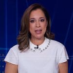 Mireya Villarreal’s white embellished collar top on Good Morning America