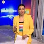 Morgan's yellow pant suit on NBC News Daily
