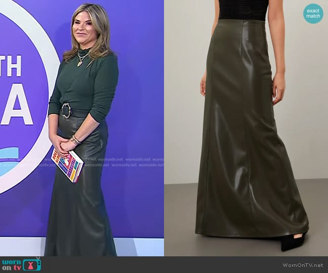 Nanushka Carlotta Skirt worn by Jenna Bush Hager on Today