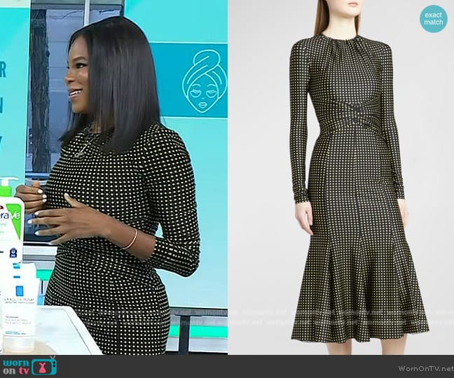 WornOnTV: Dr Michelle Henry’s black dotted dress on Today | Clothes and ...
