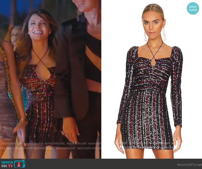 Saylor Didion Mini Dress worn by Adriana de Moura (Adriana de Moura) on The Real Housewives of Miami